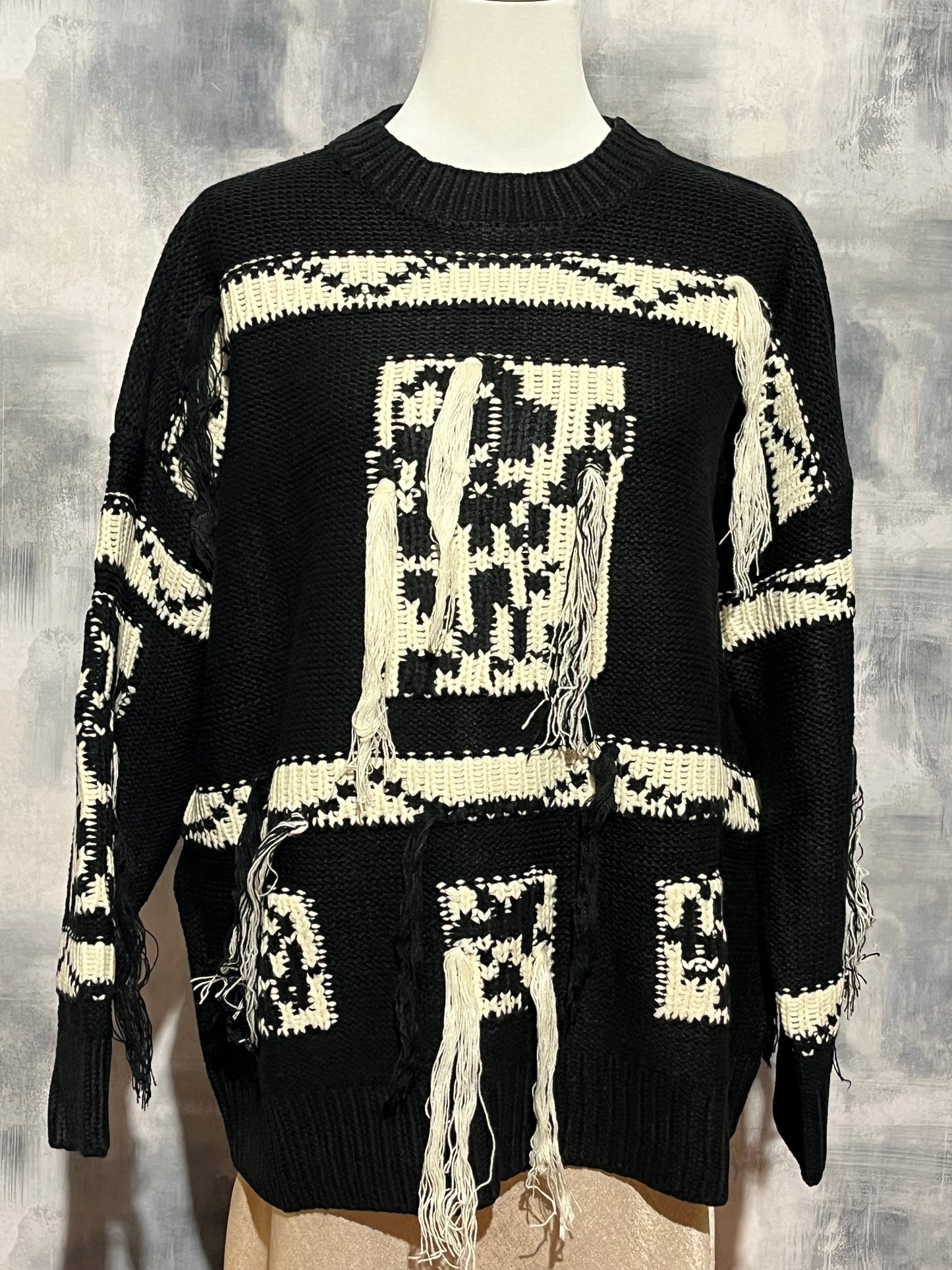 Maglione Frange