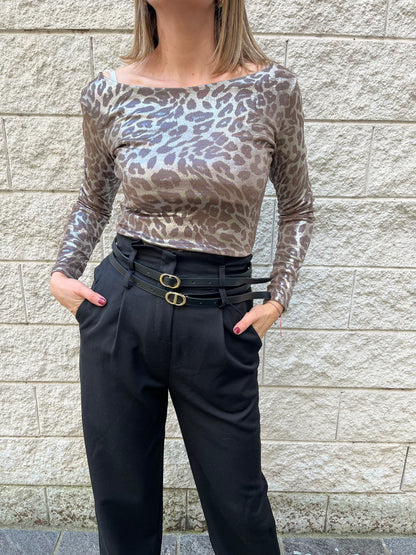 Blusa Animalier Glam