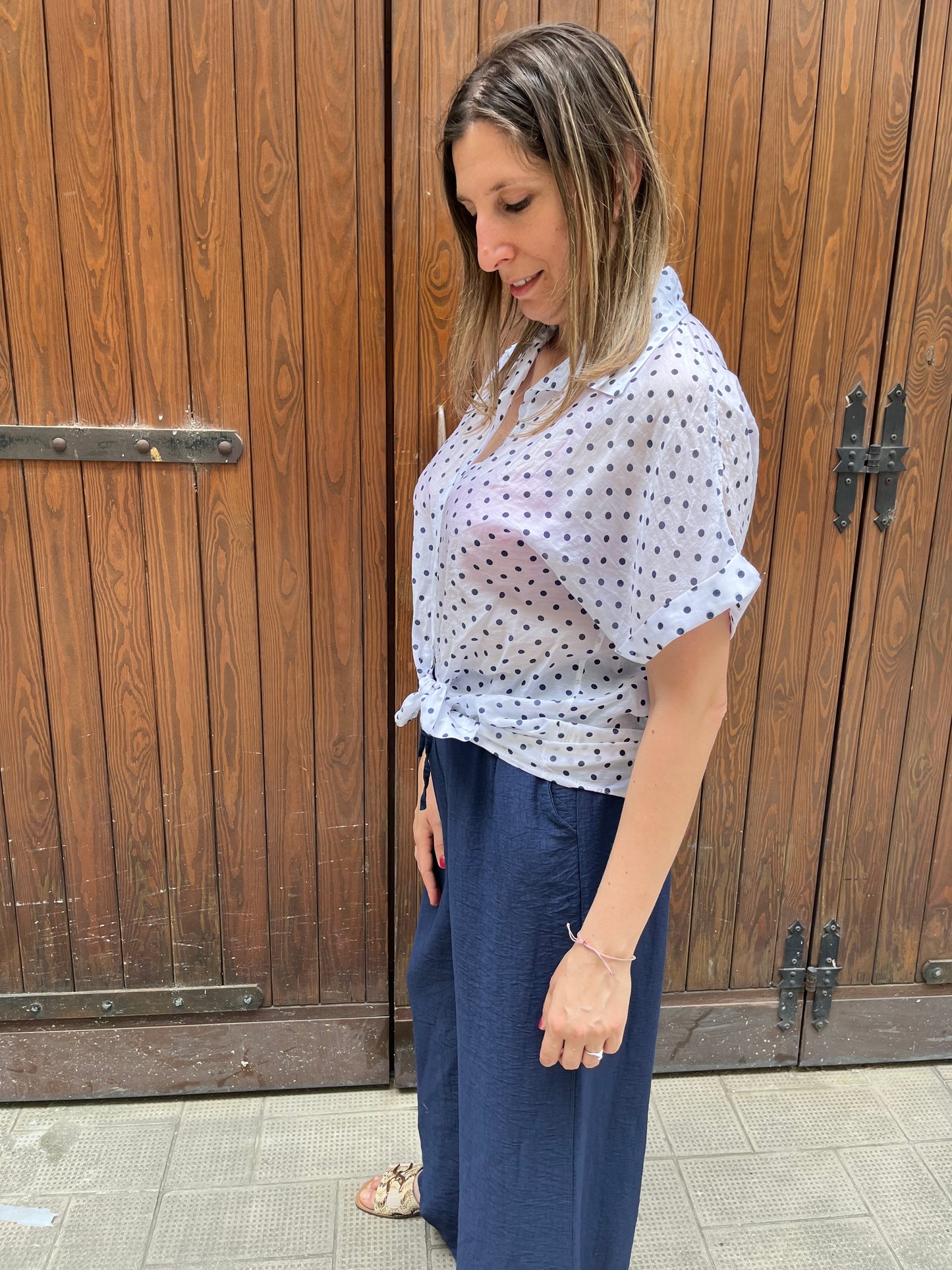 Camicia Pois Tencel