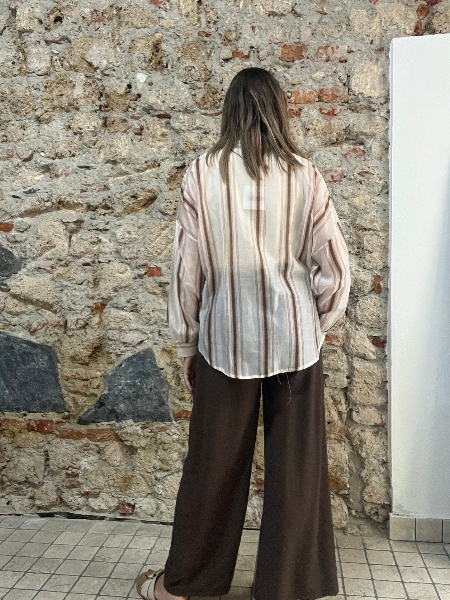 Camicia Righe Naturali
