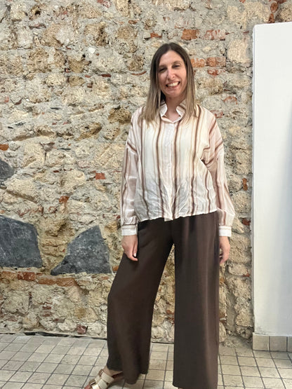 Camicia Righe Naturali