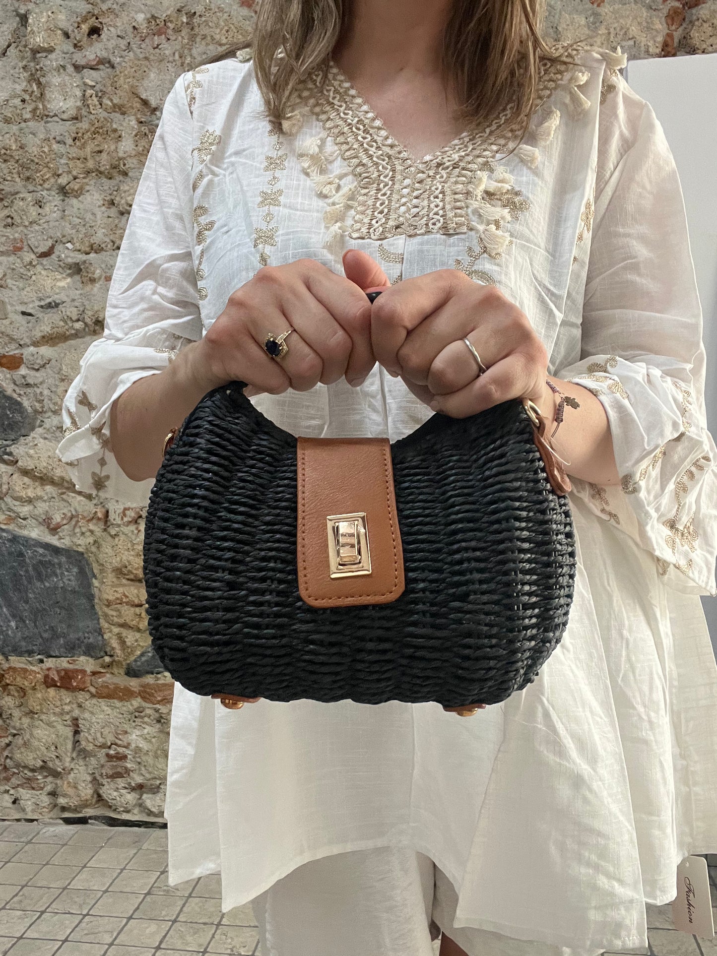 Borsa in Carta Intrecciata