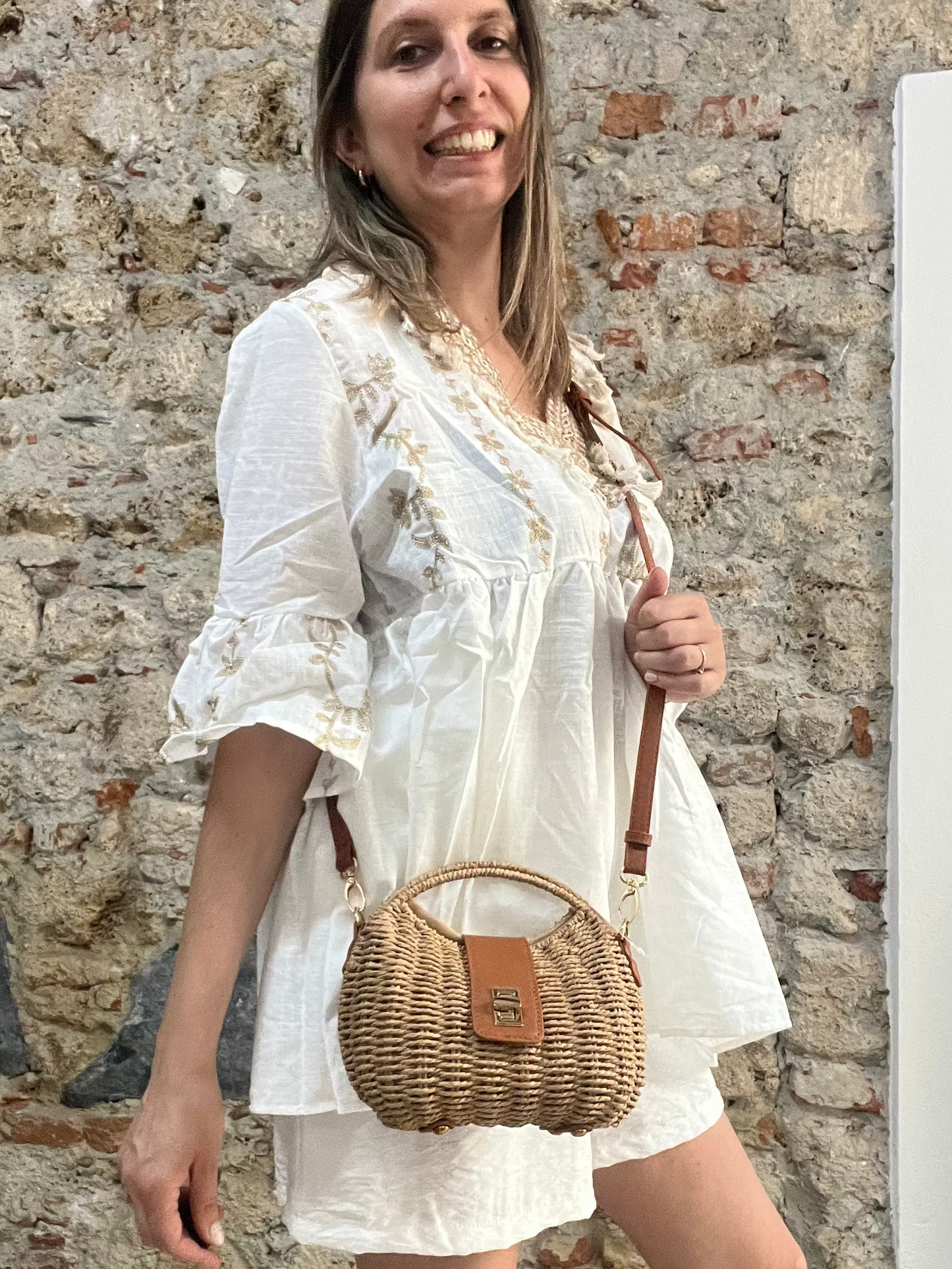 Borsa in Carta Intrecciata