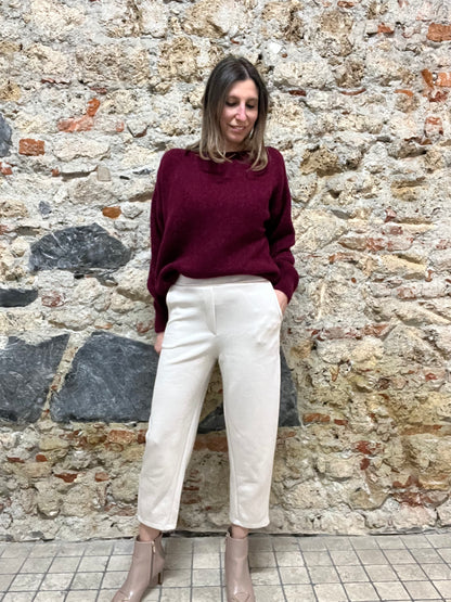 Pantalone Sofia panna