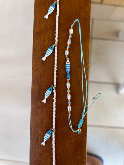 Set Collana + Bracciale Pesciolini