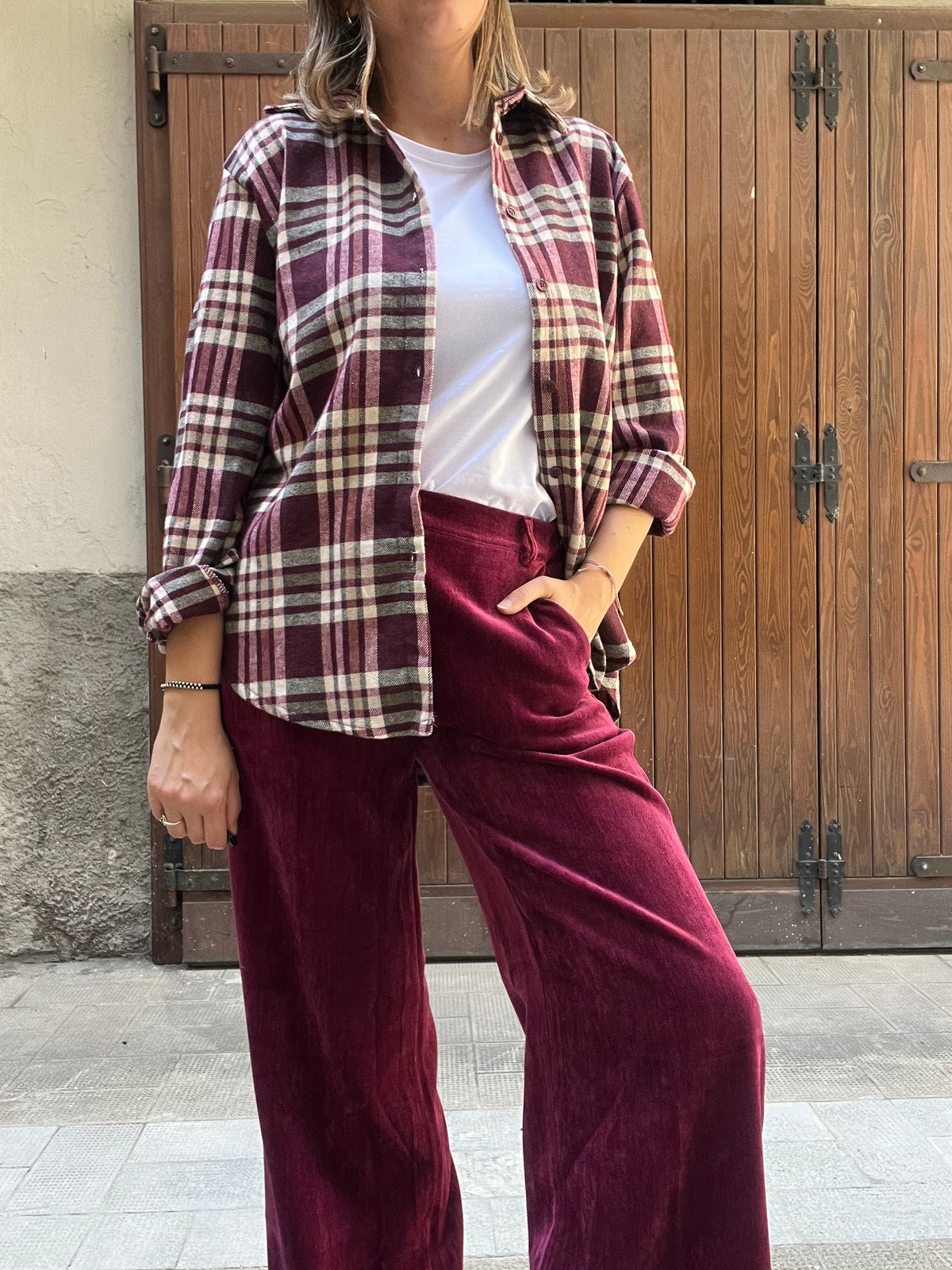Camicia Over a Quadri