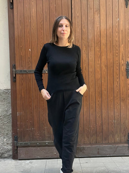 Maglia Basic Misto Lana
