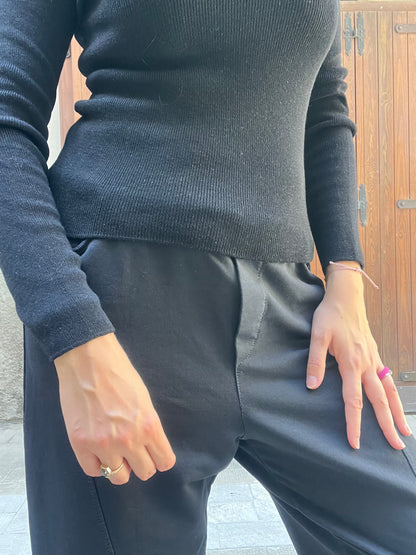 Maglia Basic Misto Lana