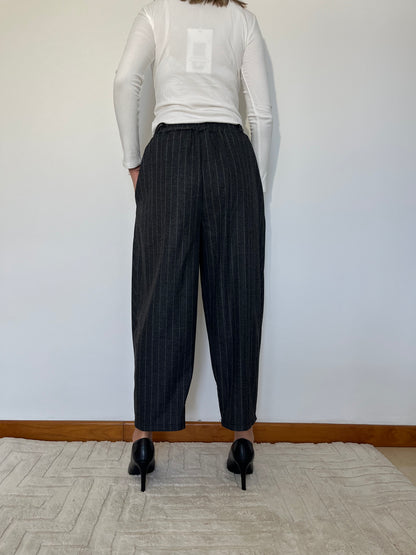 Pantalone Gessato Trasformabile