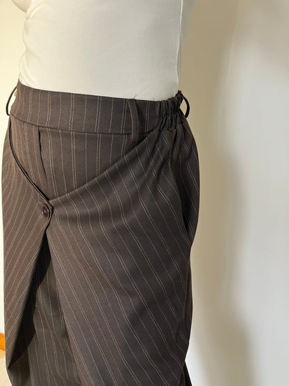 Pantalone Gessato Trasformabile
