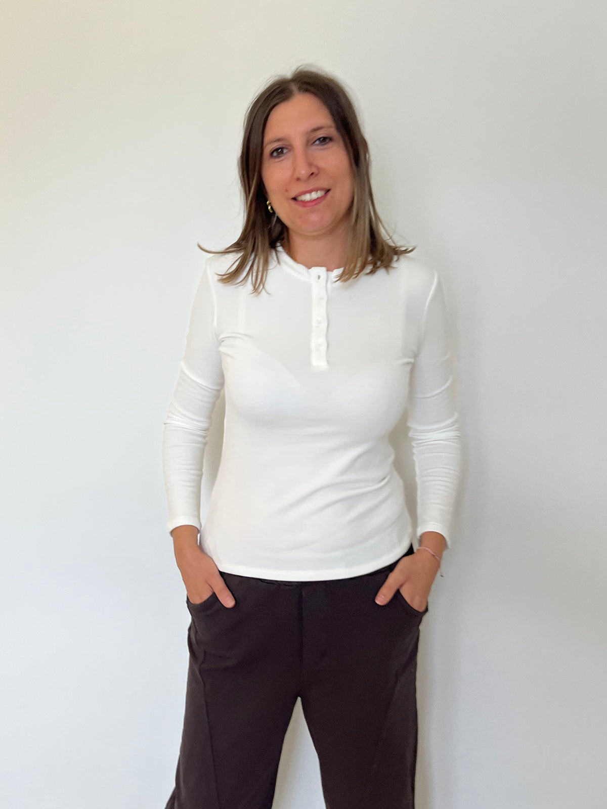 Maglia Basic con Bottoncini