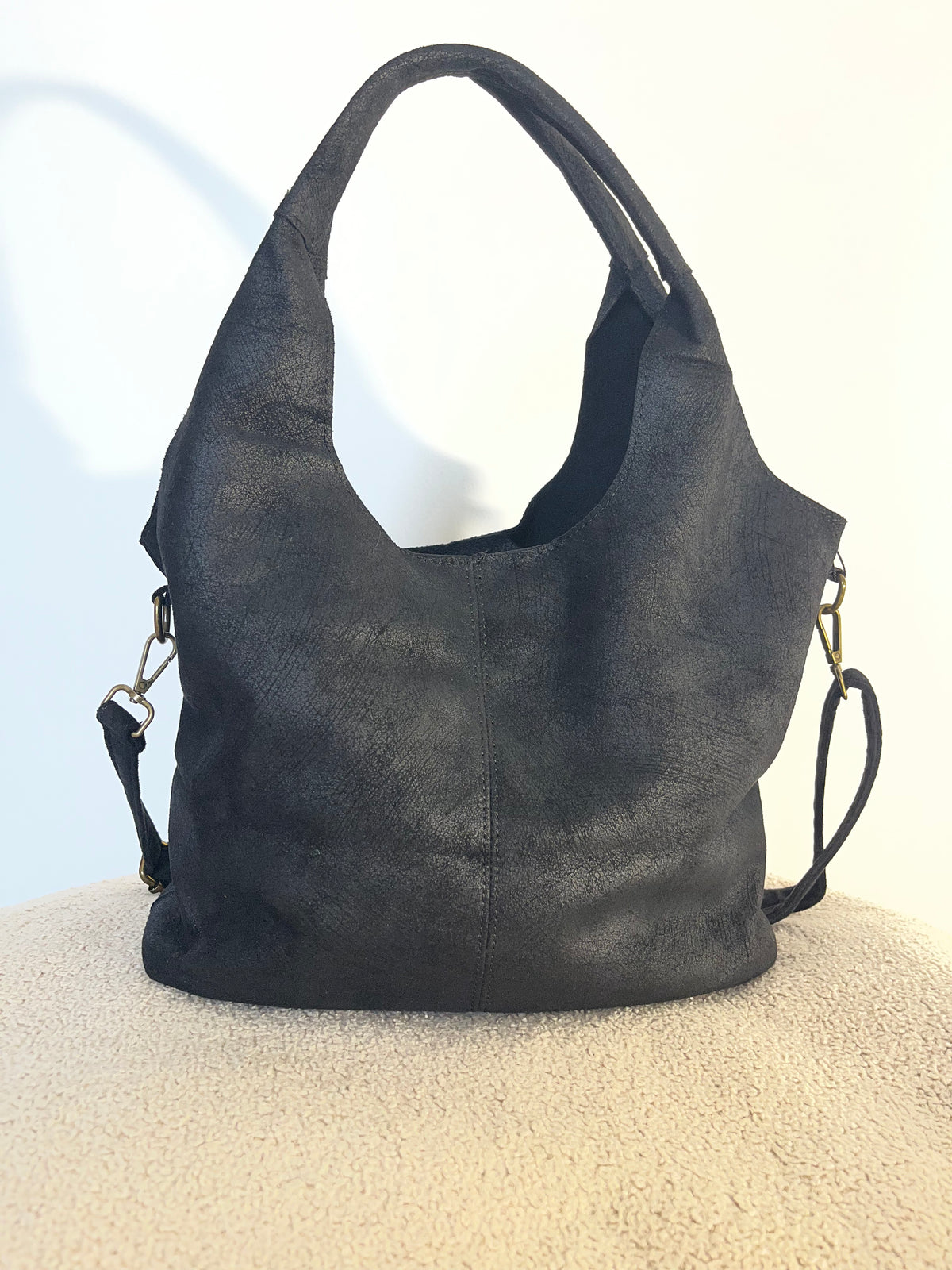 Borsa 2 in 1 effetto pelle
