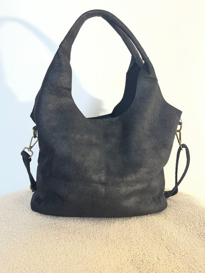 Borsa 2 in 1 effetto pelle
