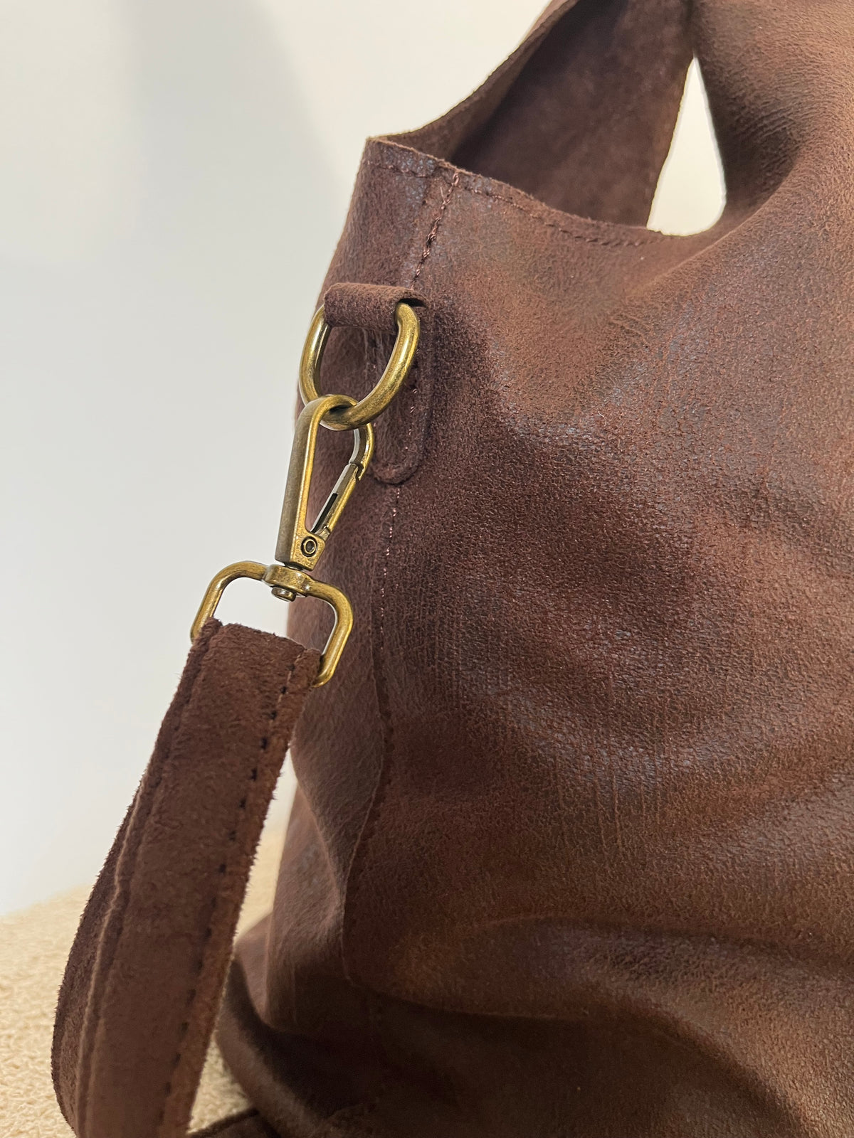 Borsa 2 in 1 effetto pelle
