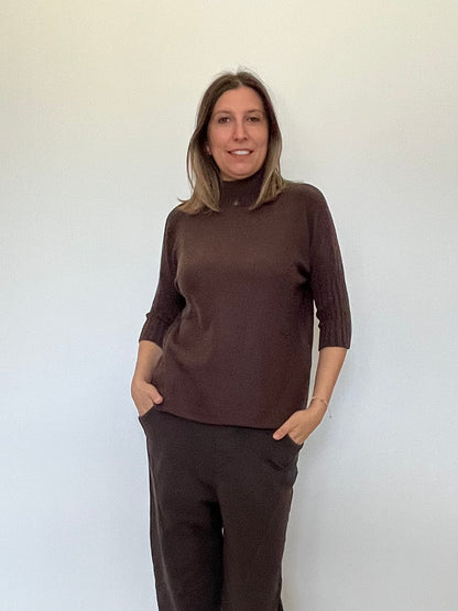 Maglia Dolcevita Manica 3/4