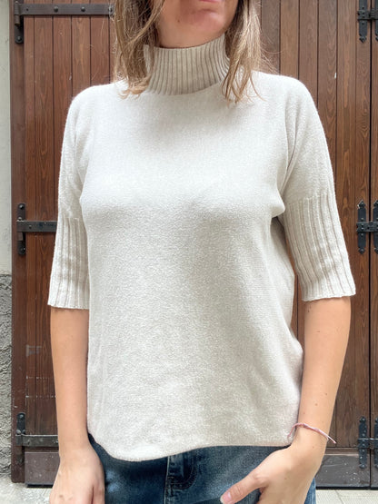 Maglia Dolcevita Manica 3/4