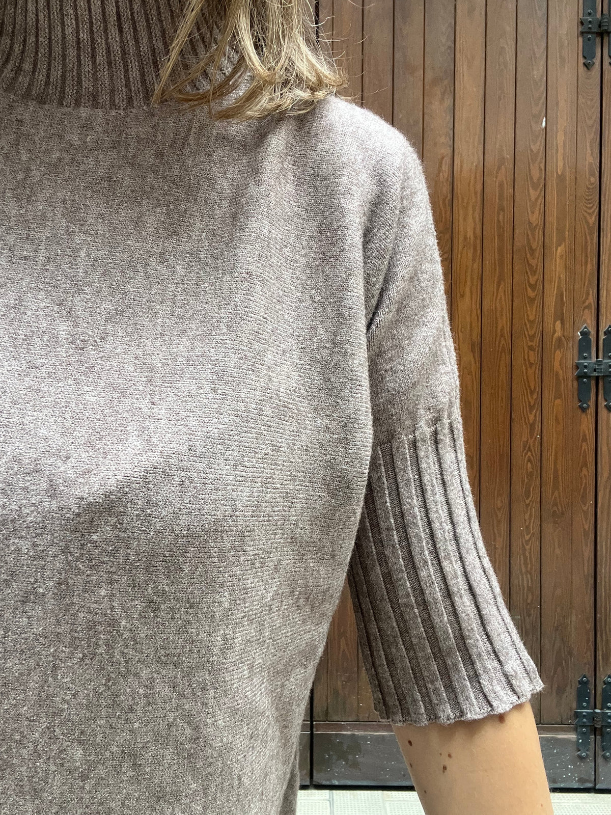 Maglia Dolcevita Manica 3/4