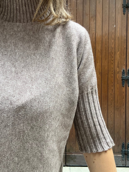Maglia Dolcevita Manica 3/4