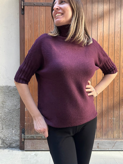 Maglia Dolcevita Manica 3/4