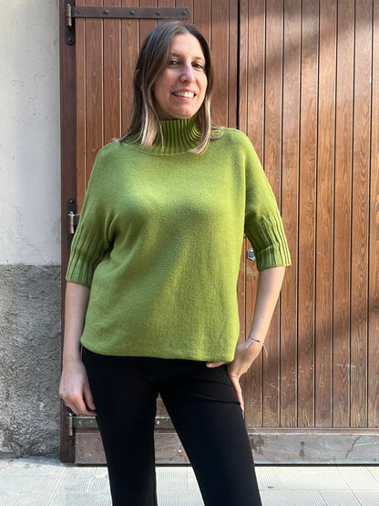 Maglia Dolcevita Manica 3/4