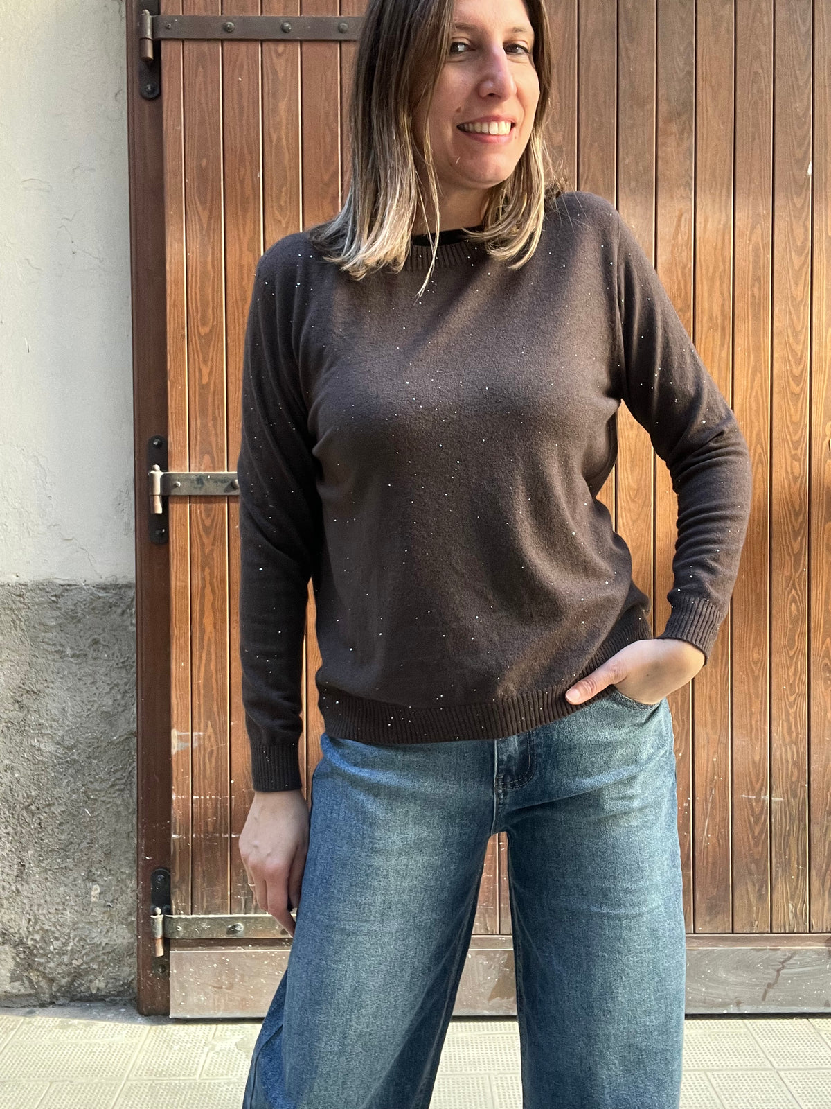 Maglioncino con punti luce